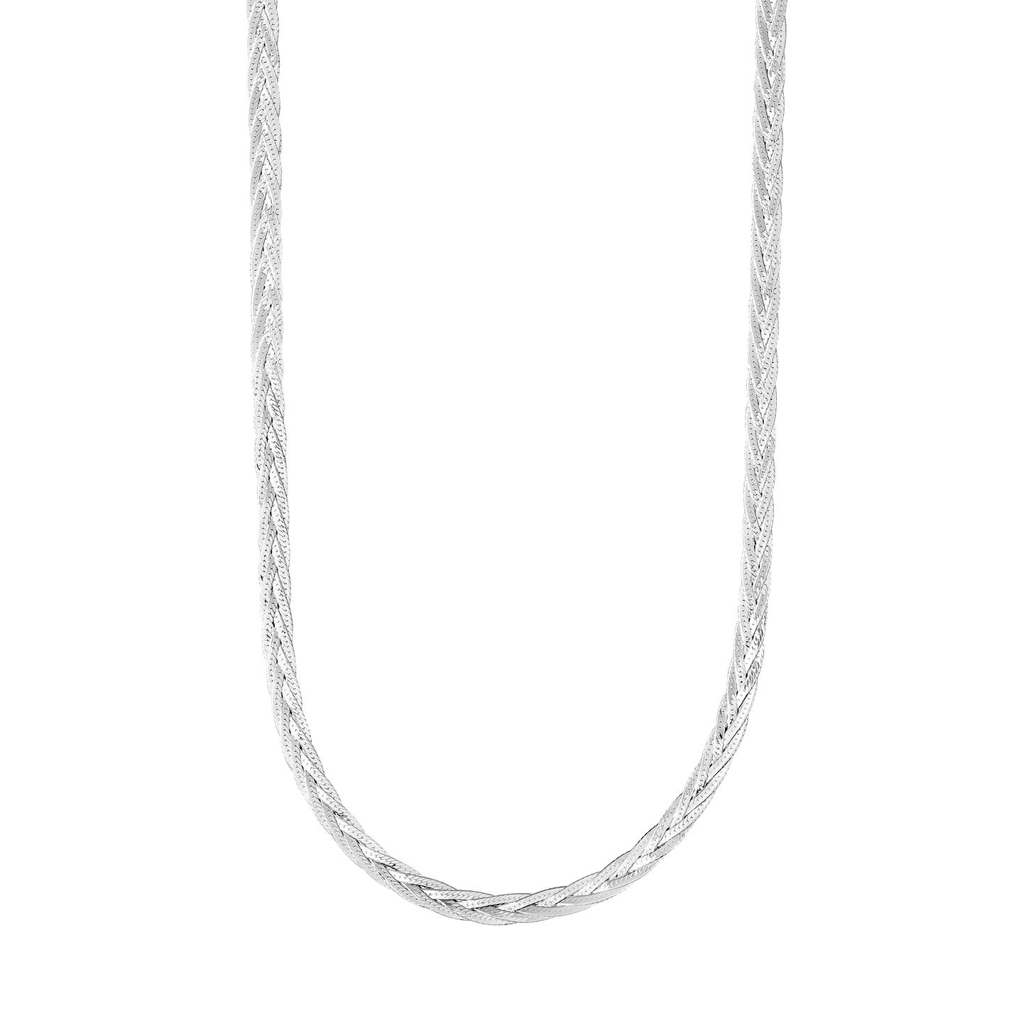 Braided Herringbone Chain Necklace x 5mm