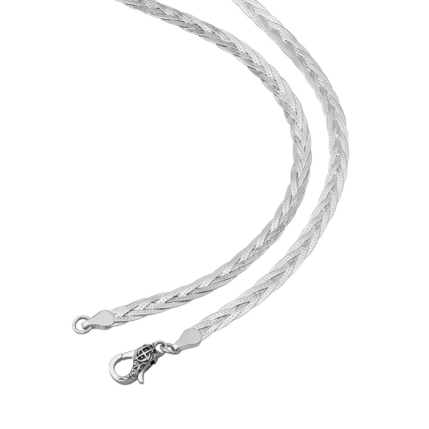 Braided Herringbone Chain Necklace x 5mm