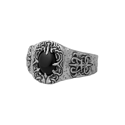 Ego Death x Polyphia Sterling Silver and Black Onyx Ring