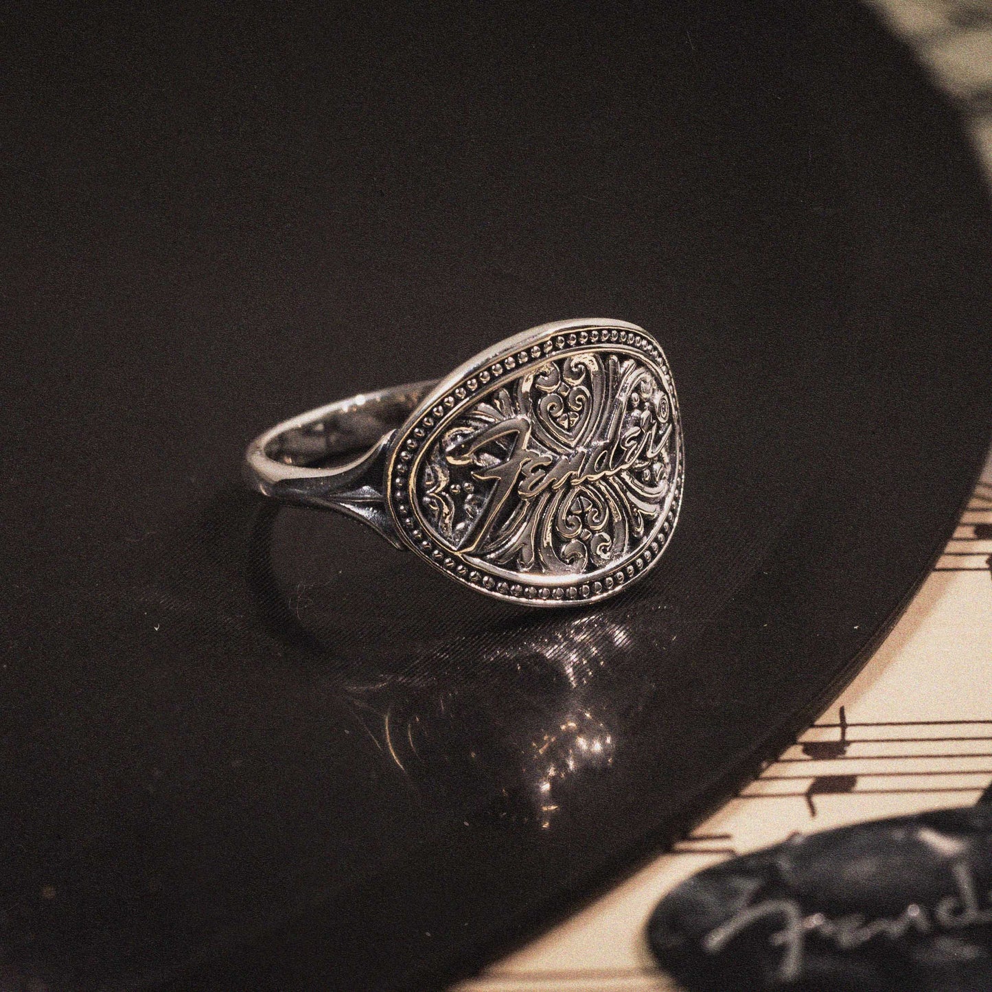 Amplify x Fender Sterling Silver Ring