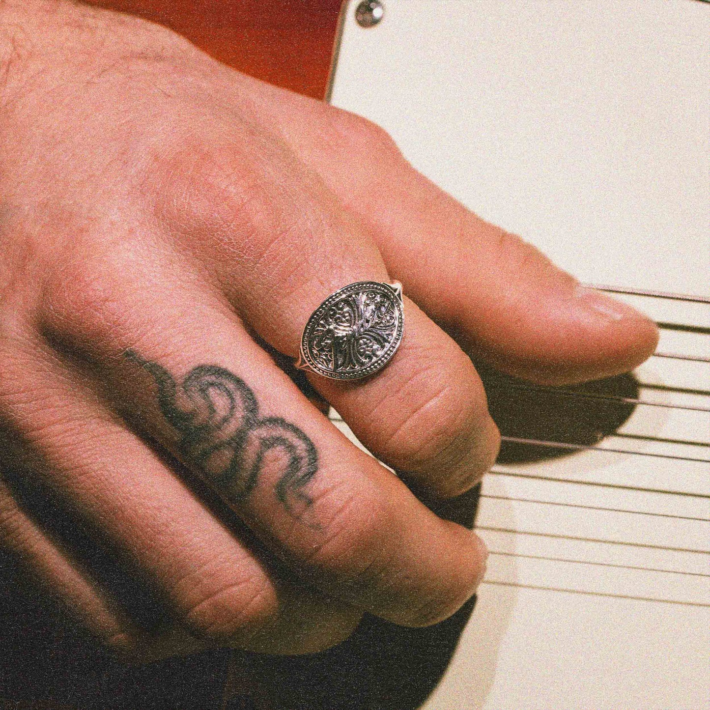 Amplify x Fender Sterling Silver Ring