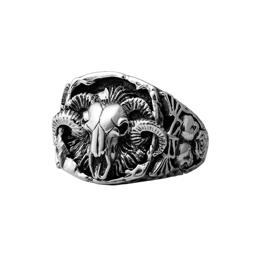 Laid to Rest x Lamb of God Sterling Silver Ring