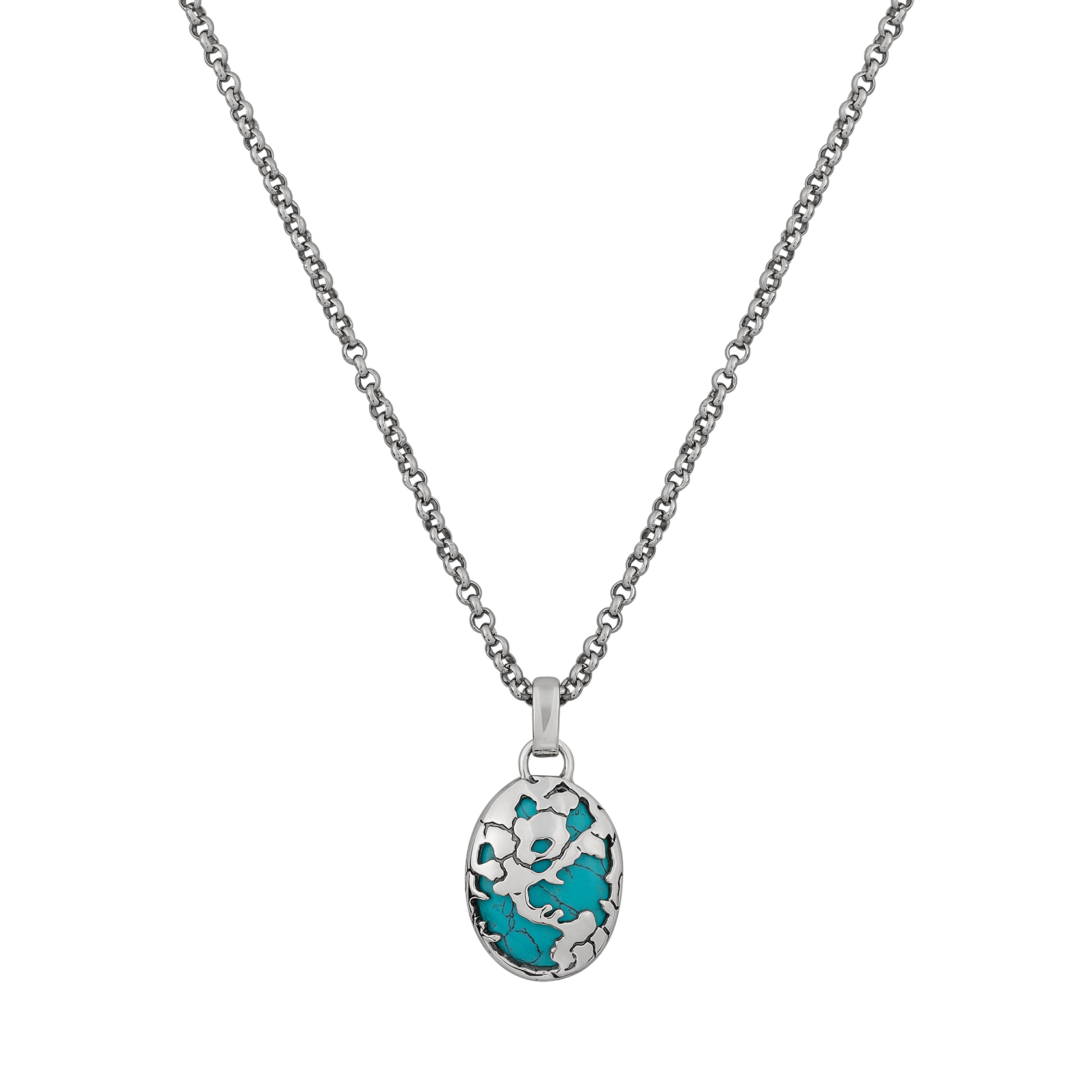 CLOCKS AND Colours OLD SALT ターコイズ ネックレス Clocks and Colours | Sterling Silver Jewelry | Old Salt Pendant