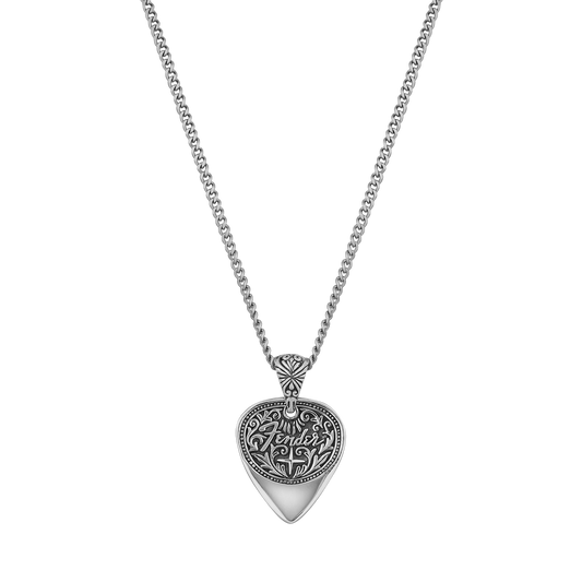 Plectrum x Fender Sterling Silver Pendant