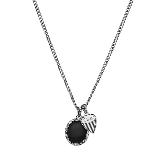 Rhapsody x Fender Sterling Silver and Black Onyx Pendant
