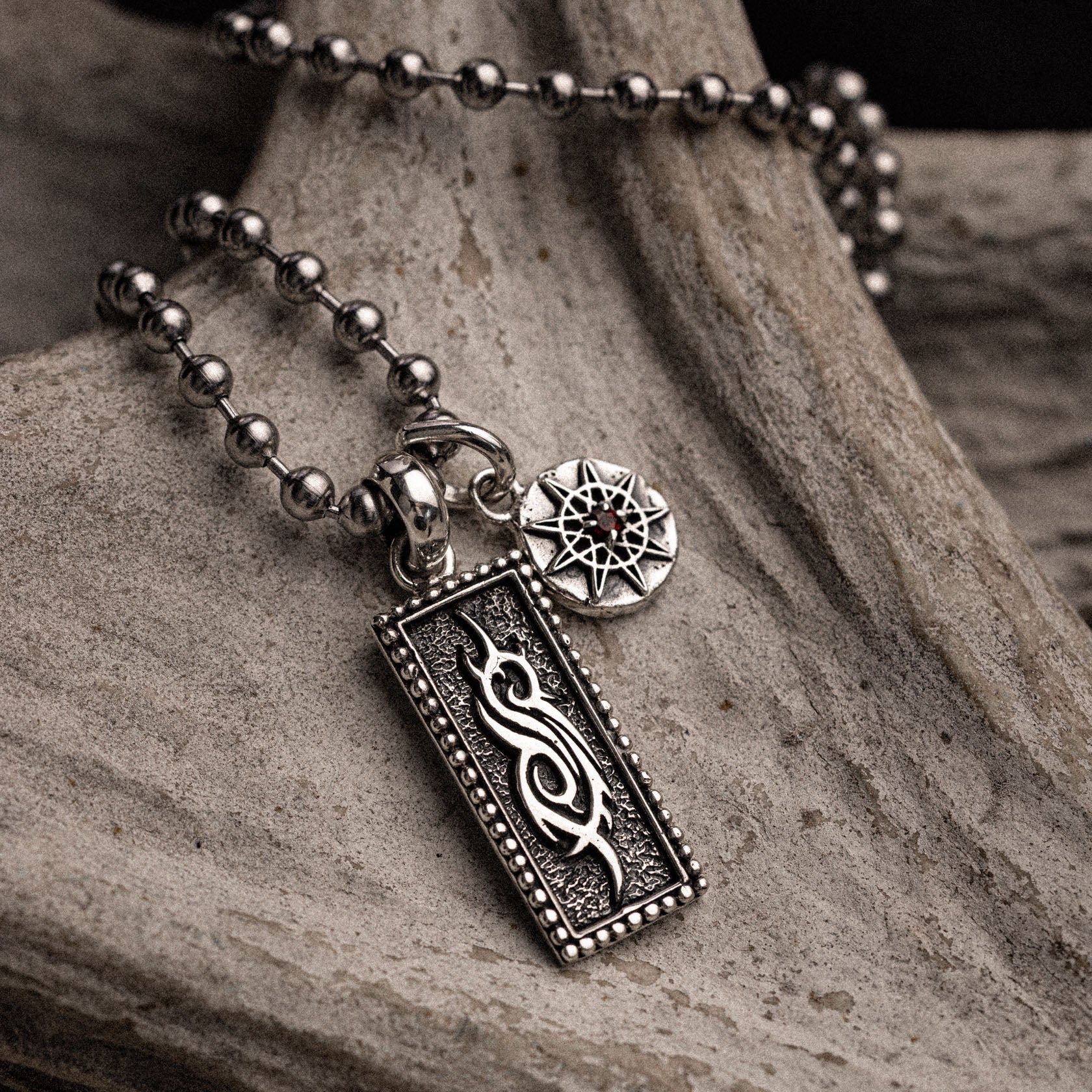 Tribal S x Slipknot Sterling Silver Pendant