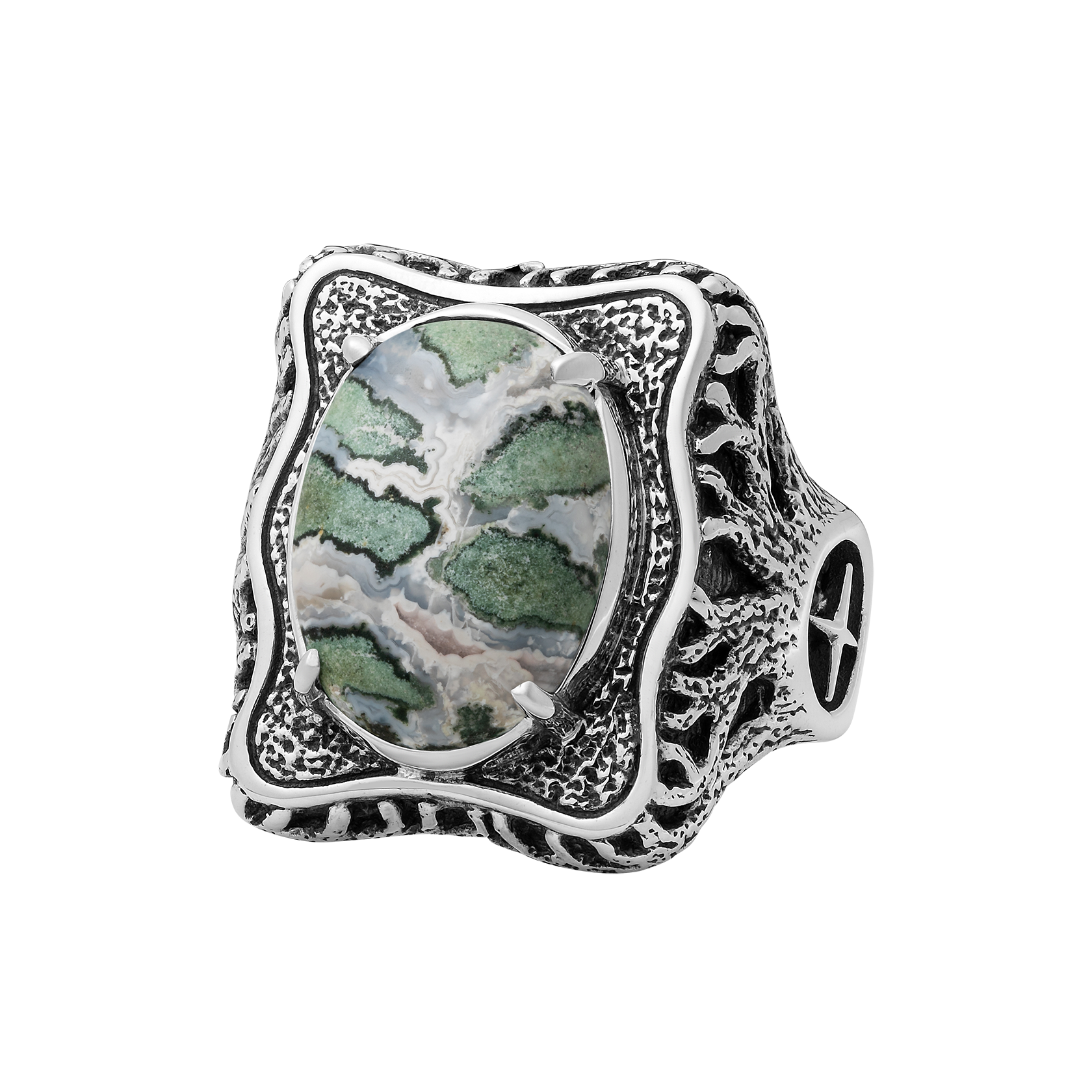 Underworld Ring for Men with Grey Jasper – Clocks and Colours Underworld Ring for Men with Grey Jasper – Clocks and Colours