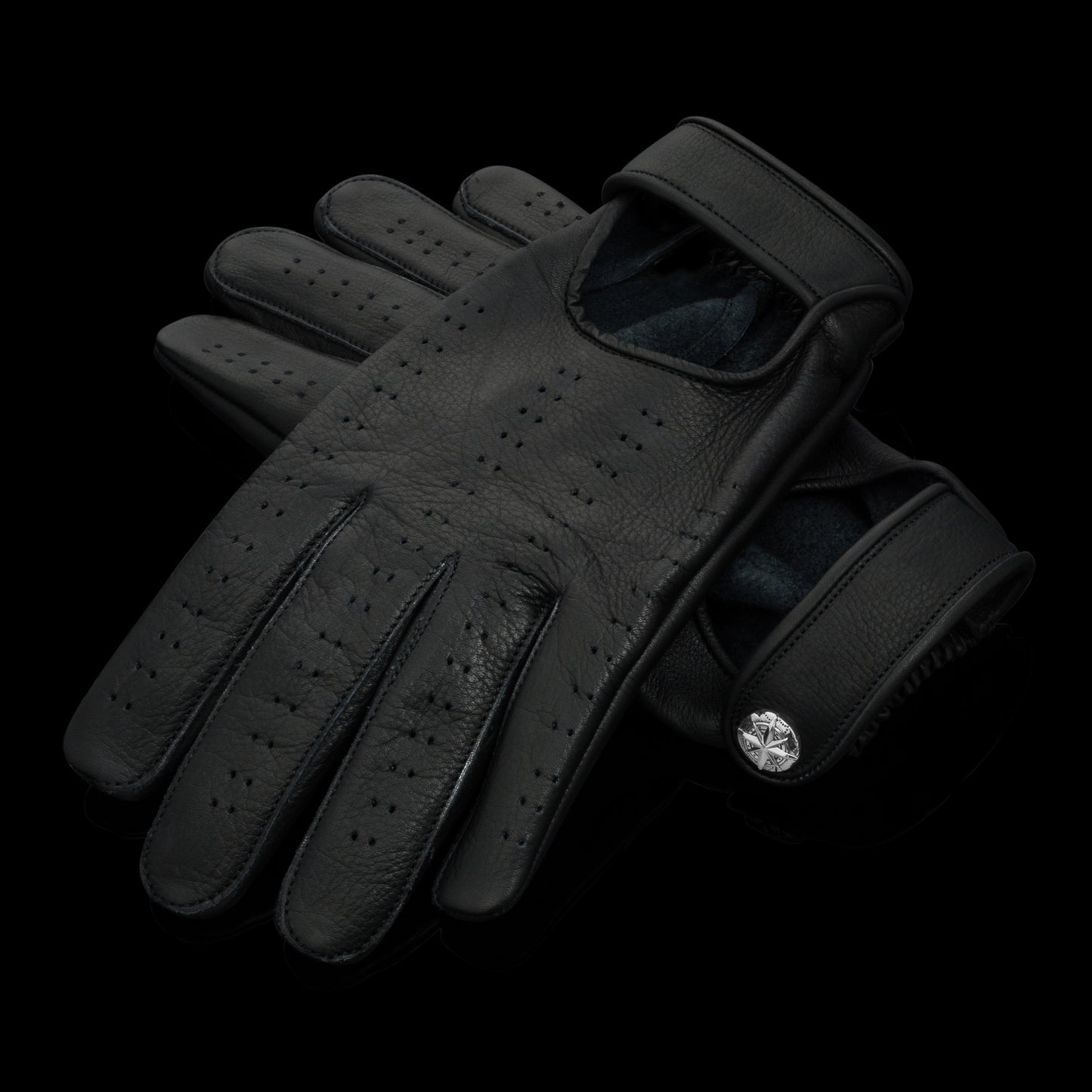 Throttle Moto Glove x Black