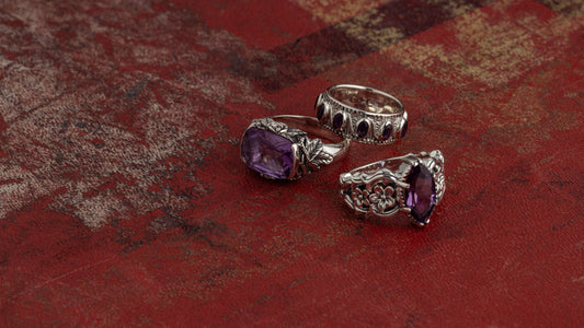 Birthstone Amethyst Rings