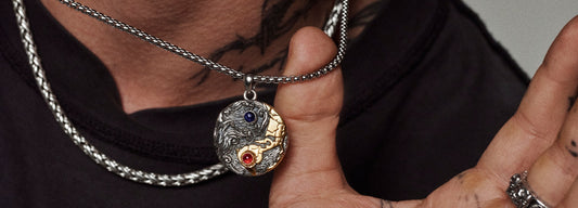 Red Garnet Birthstone Necklace January