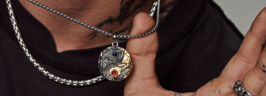 Red Garnet Birthstone Necklace January