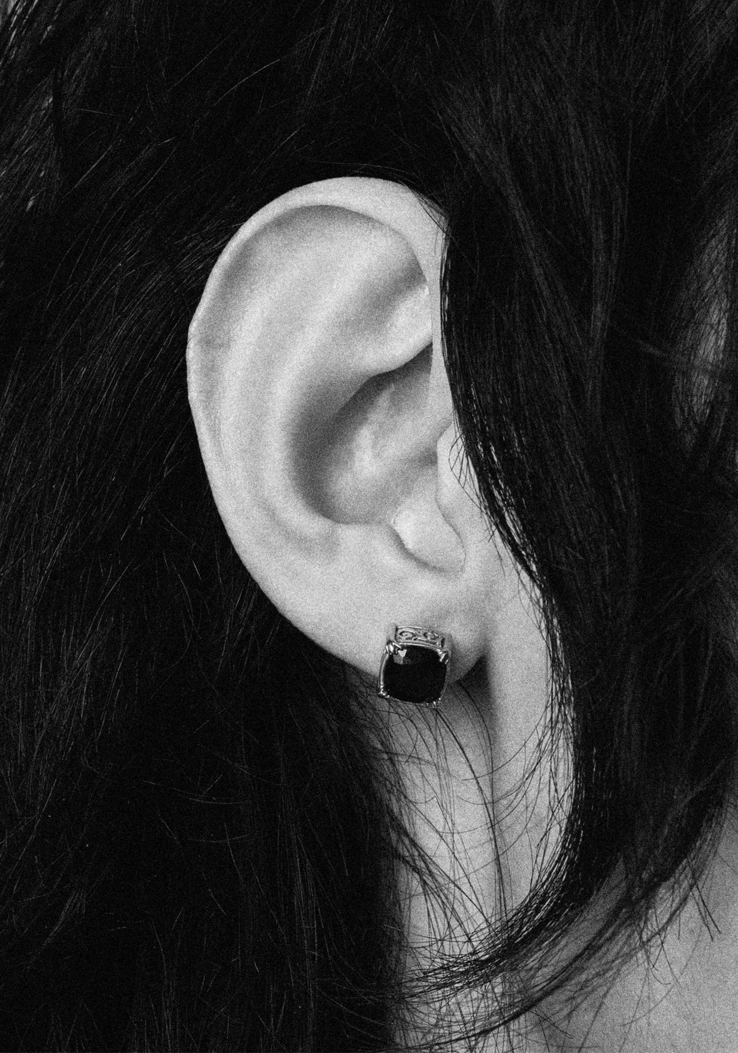 Sterling Silver Men's Earrings