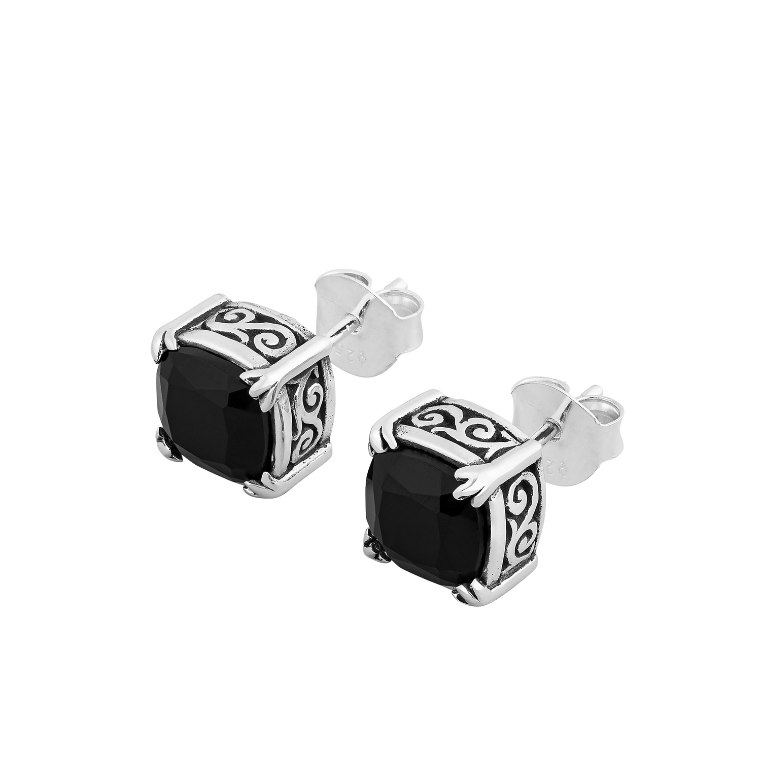 Sterling Silver Men's Earrings