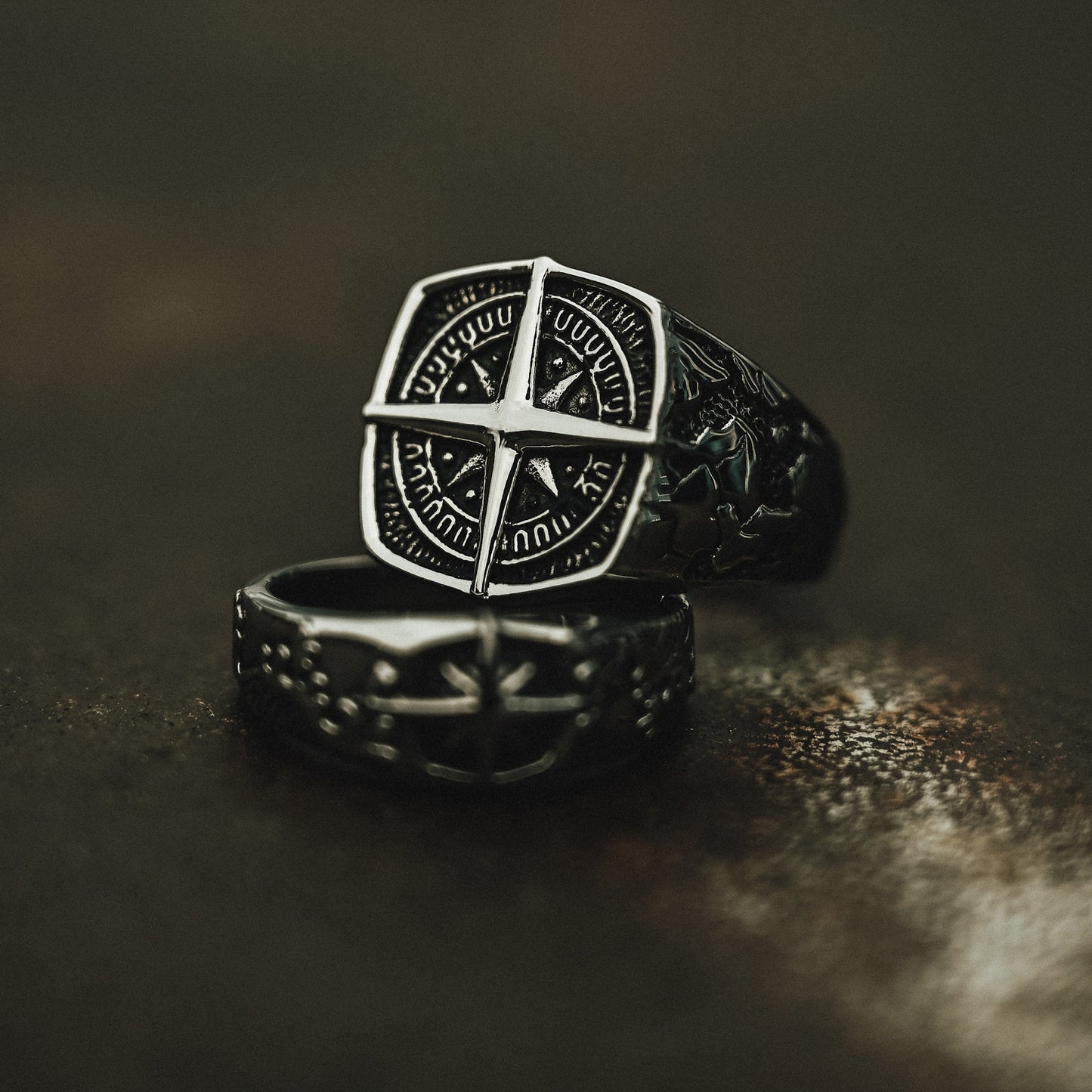 Tortuga men's silver ring