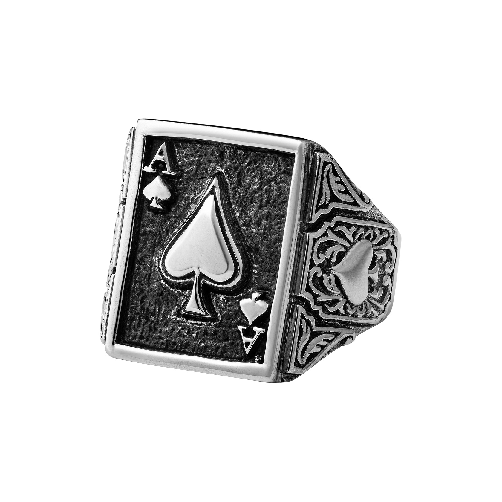 Men's Sterling Silver Rings – Clocks and Colours