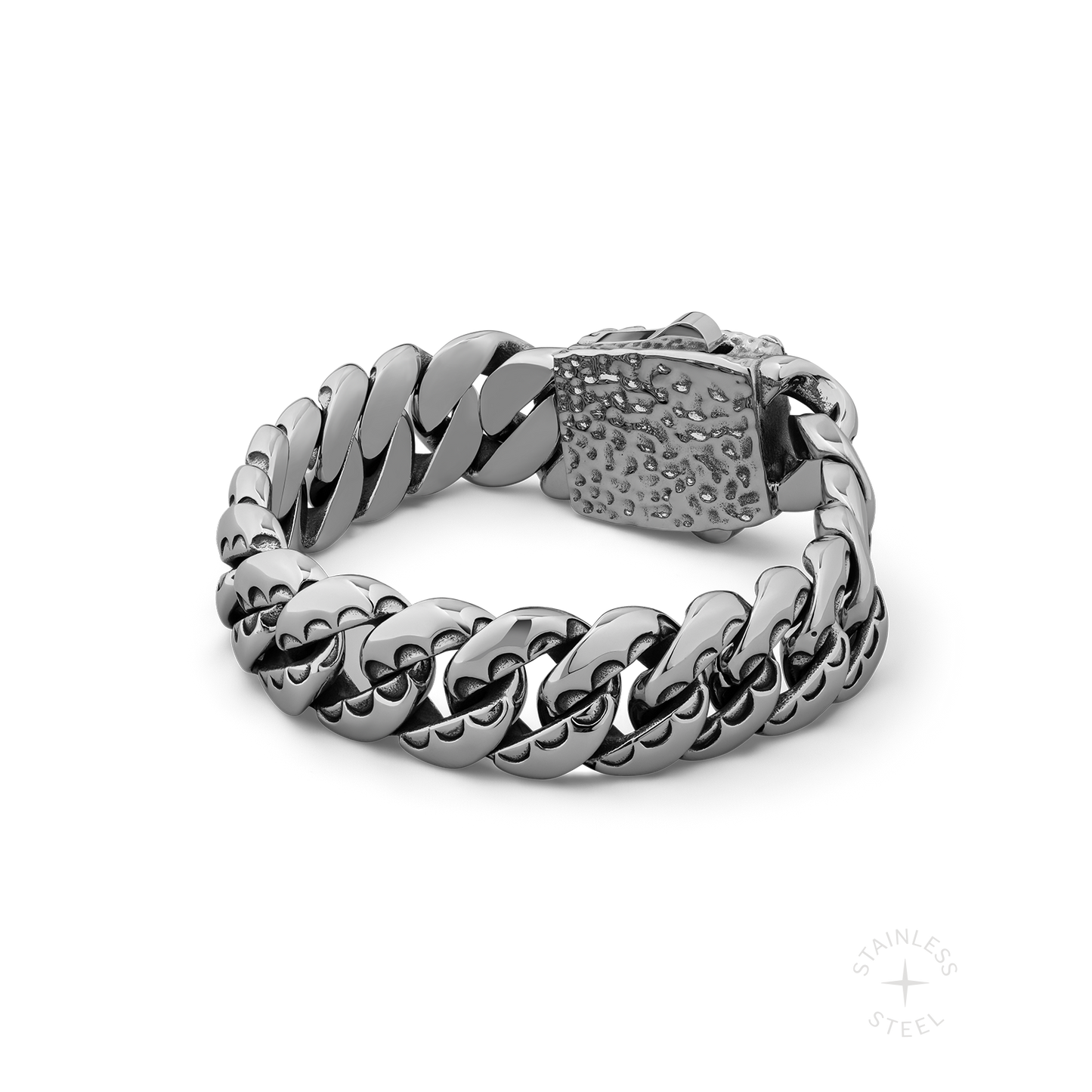 Apparition Stainless Steel Cuban Chain Bracelet for Men