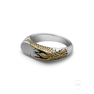 Bad Omen x 316L Ring Size 5 Stainless Steel
