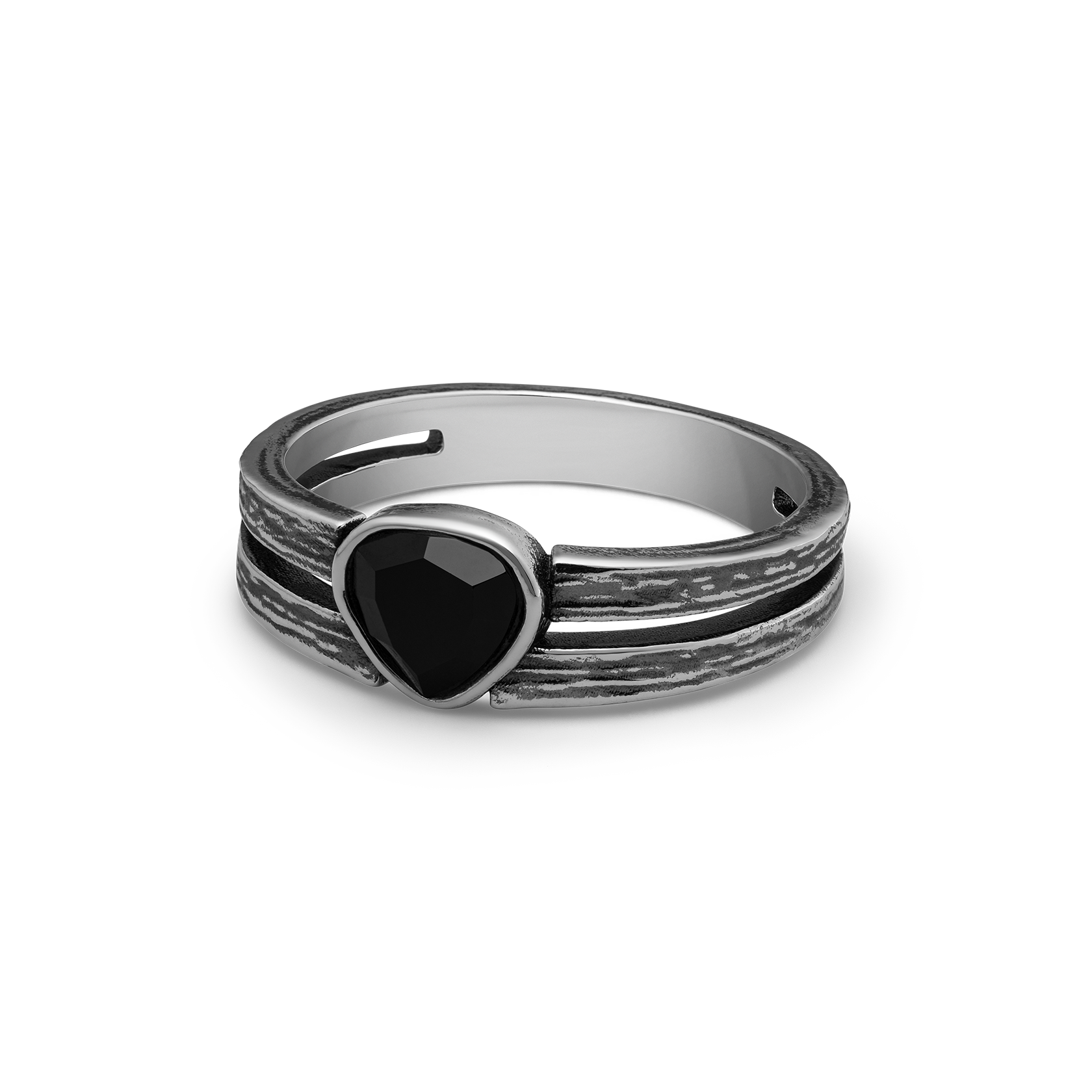 sterling silver black onyx black lotus signet ring