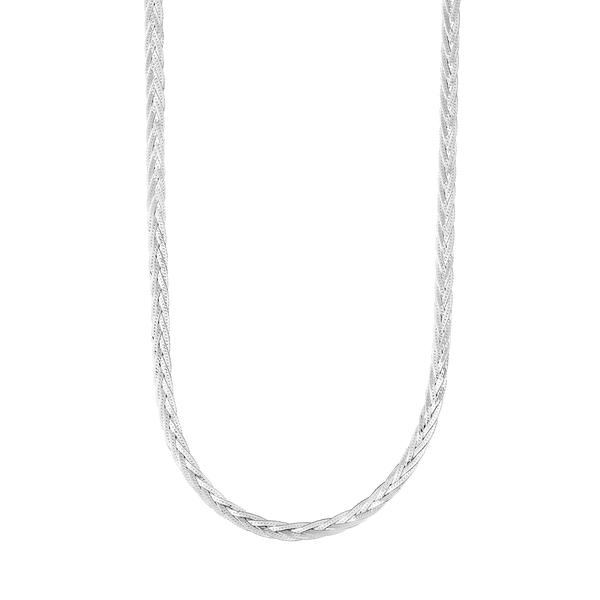 Braided Herringbone Chain Necklace x 5mm – Clocks and Colours
