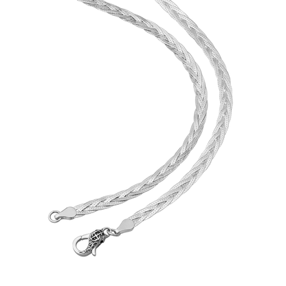 Braided Herringbone Chain Necklace x 5mm