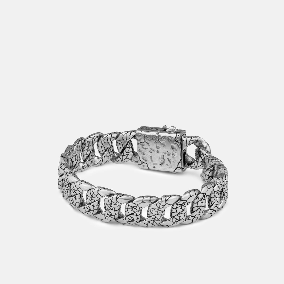 "Broadside" Handcrafted Sterling Silver Men's Bracelet Clocks and Colours