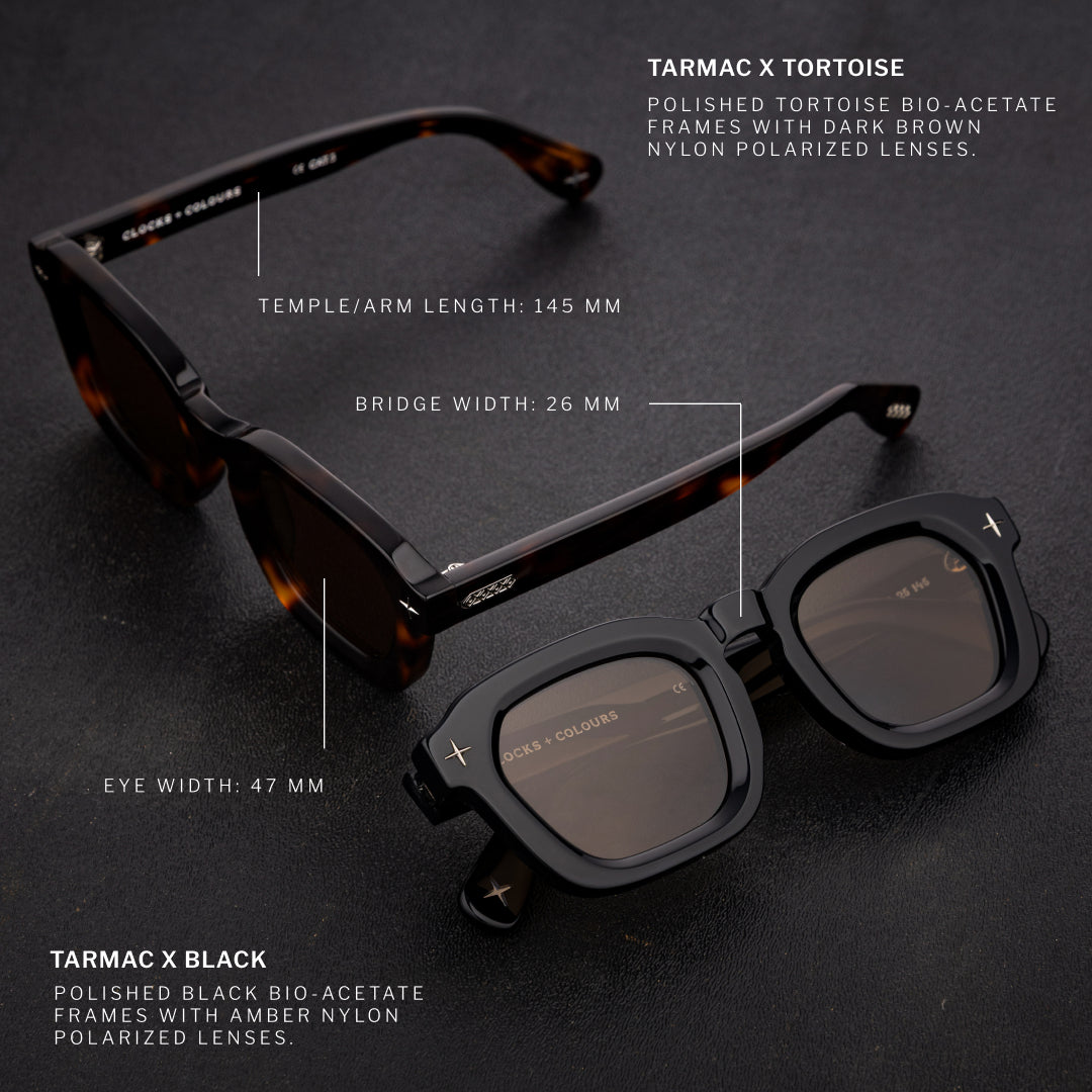 Tarmac x Black – Clocks and Colours