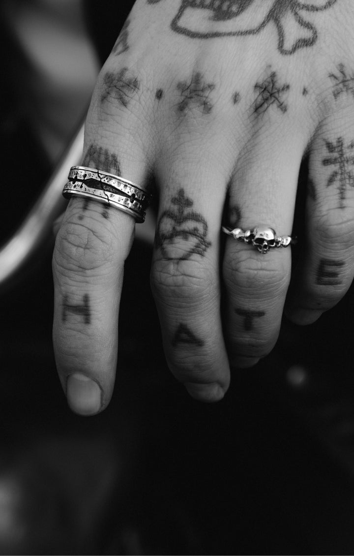 Men's Sterling Silver and Stainless Steel Rings – Clocks and Colours