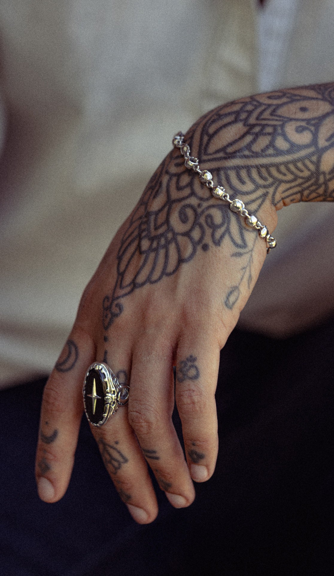 Men's Sterling Silver Rings – Clocks and Colours