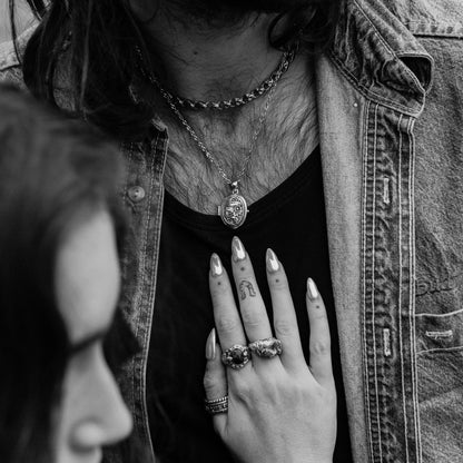 Telos Stainless Steel choker chain necklace