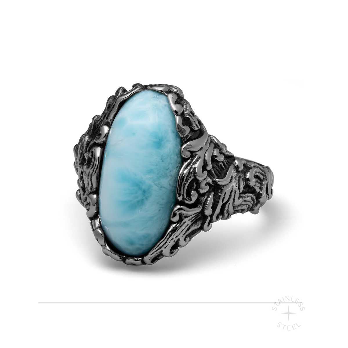 Deadly Seas stainless steel ring - off figure