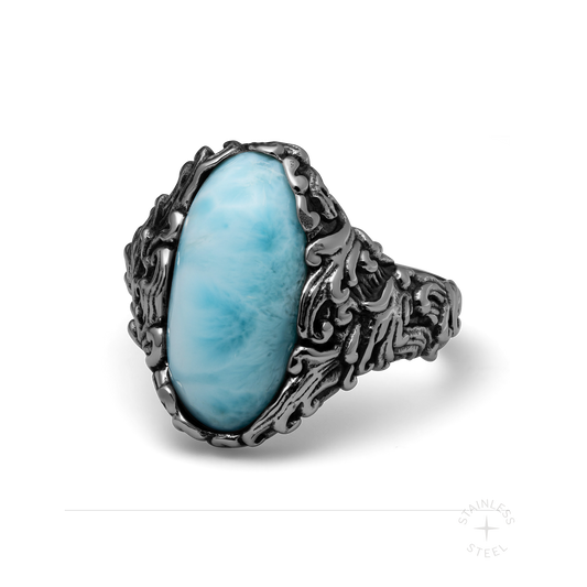 Deadly Seas stainless steel ring - off figure