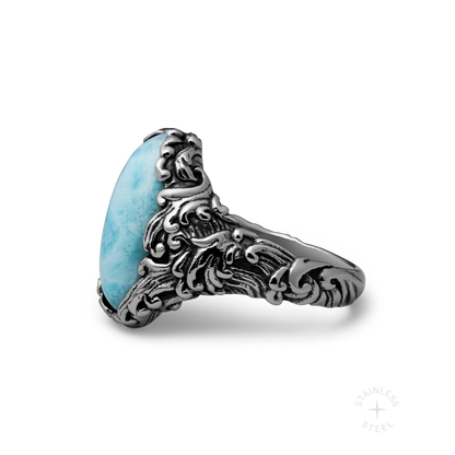 Deadly Seas stainless steel ring - off figure