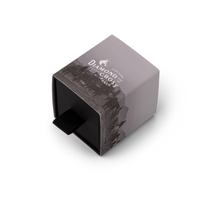 Diamond Cross Ranch sterling silver with dark green nephrite stone chunky signet ring for men box