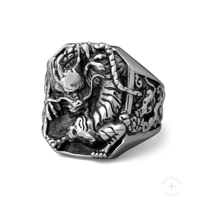 Divine Schism stainless steel ring - off figure