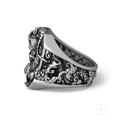 Divine Schism stainless steel ring - off figure