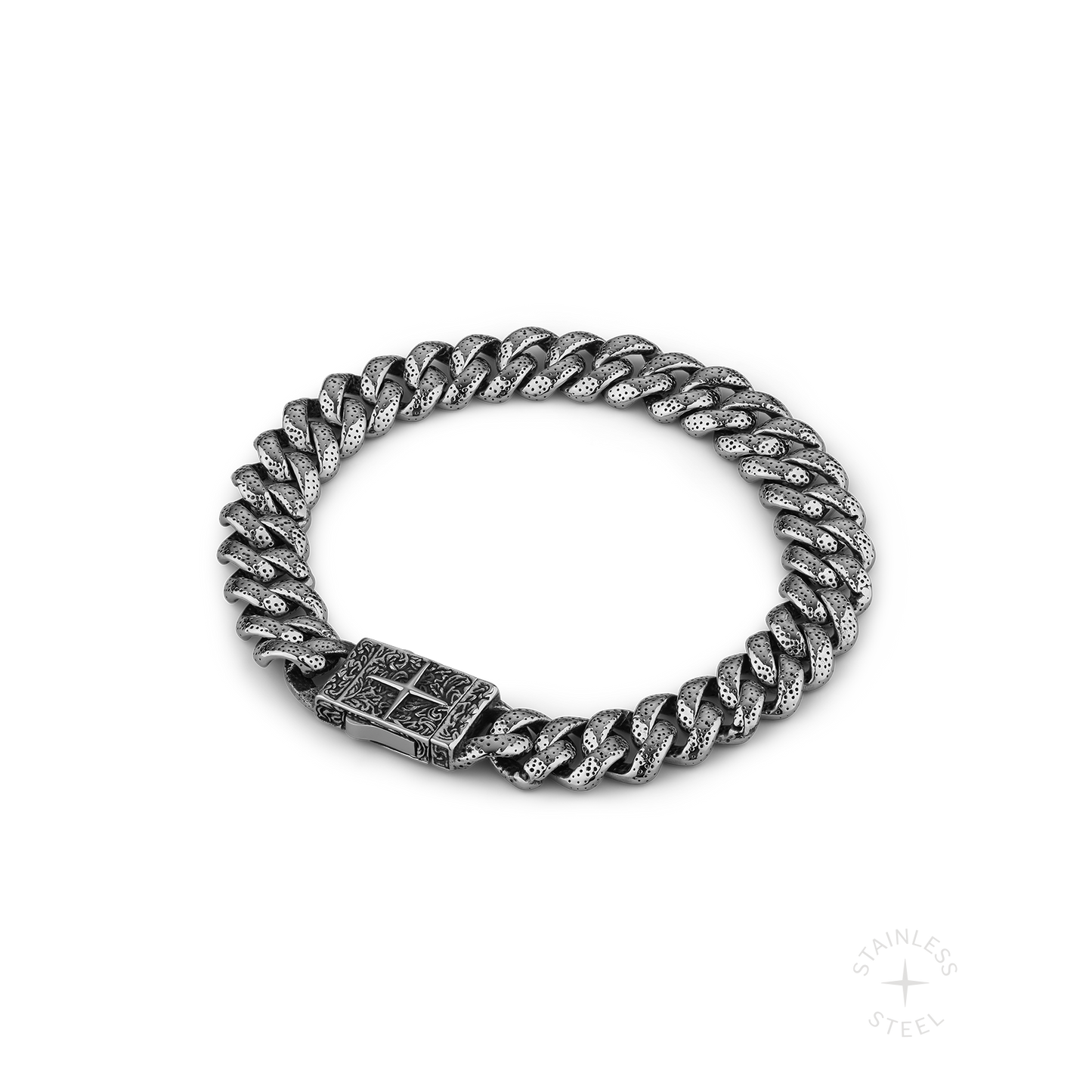 empire cuban chain silver bracelet