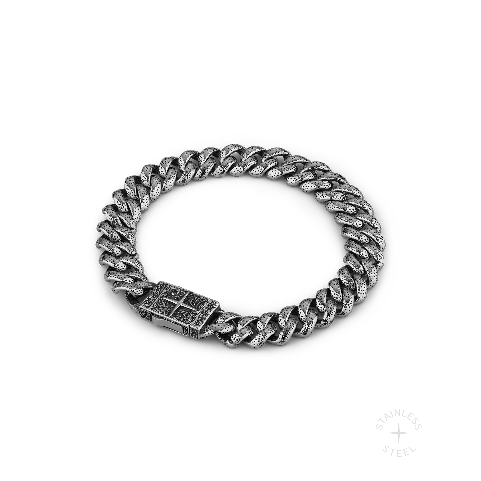 empire cuban chain silver bracelet