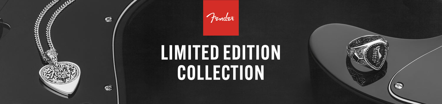 Fender Clocks and Colours Sterling Silver Ring Sterling Silver Pendant Collaboration Limited Edition