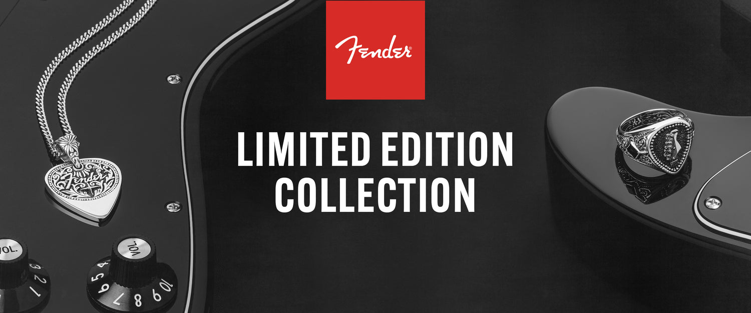 Fender Clocks and Colours Sterling Silver Ring Sterling Silver Pendant Collaboration Limited Edition