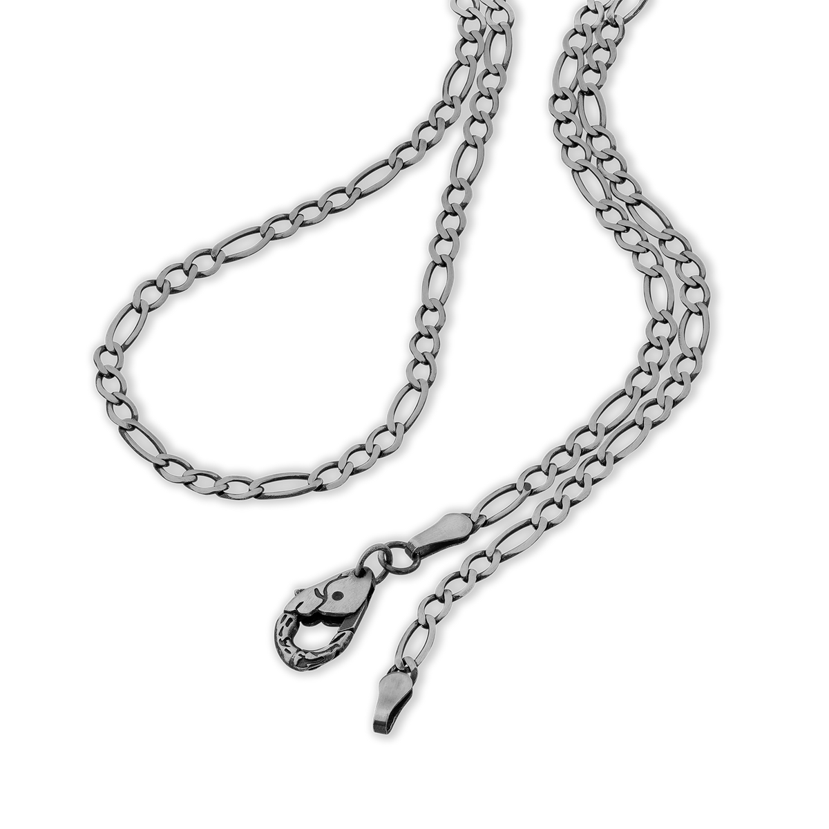 Sterling Silver Figaro Chain for Men