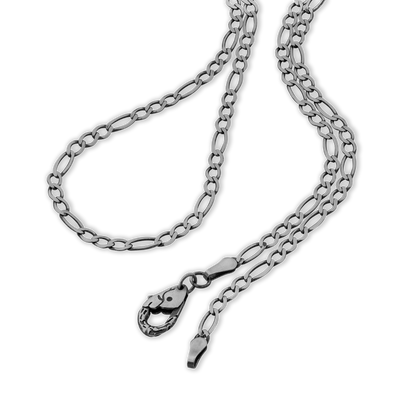 Sterling Silver Figaro Chain for Men