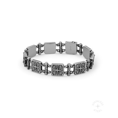 Fortify stainless steel bracelet - off figure