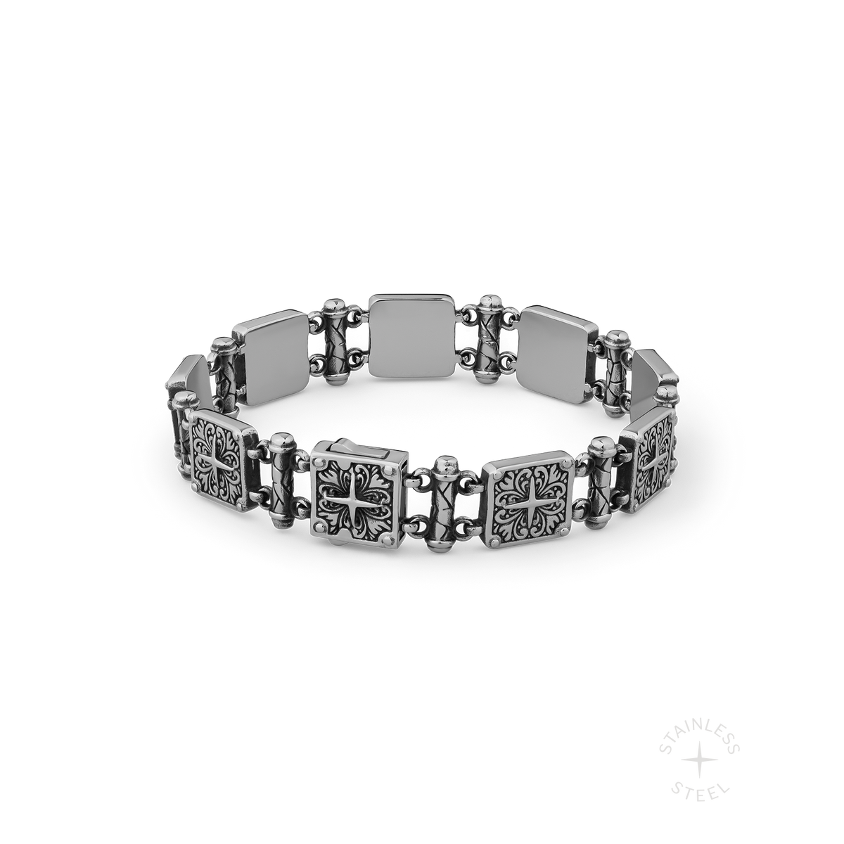 Fortify stainless steel bracelet - off figure