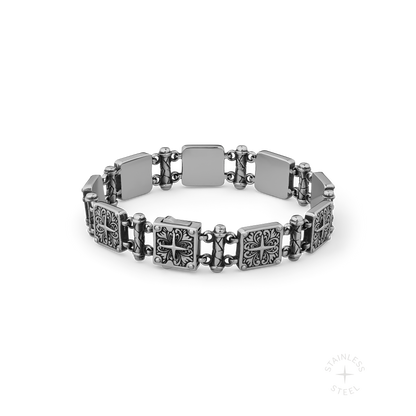 Fortify stainless steel bracelet - off figure