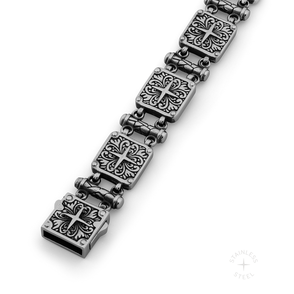 Fortify stainless steel bracelet - off figure