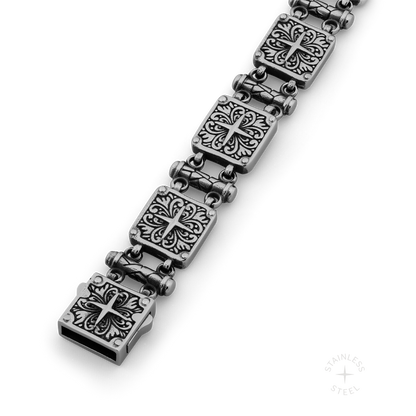 Fortify stainless steel bracelet - off figure