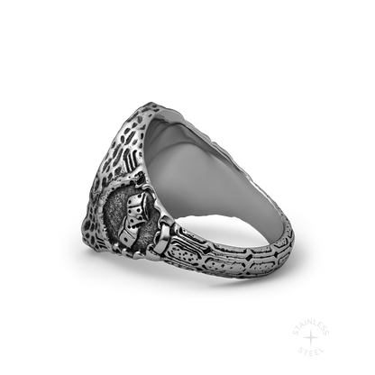 Fortune's Mercy stainless steel ring - off figure