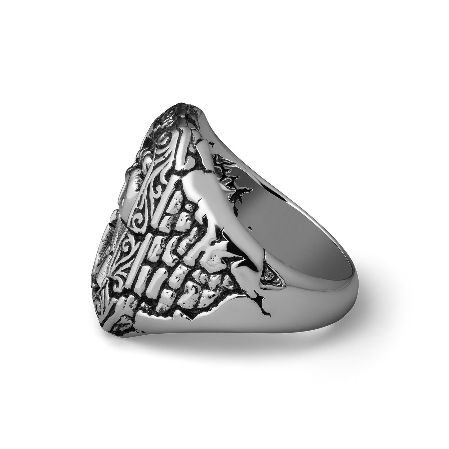 Fracture Handcrafted Sterling silver Ring 