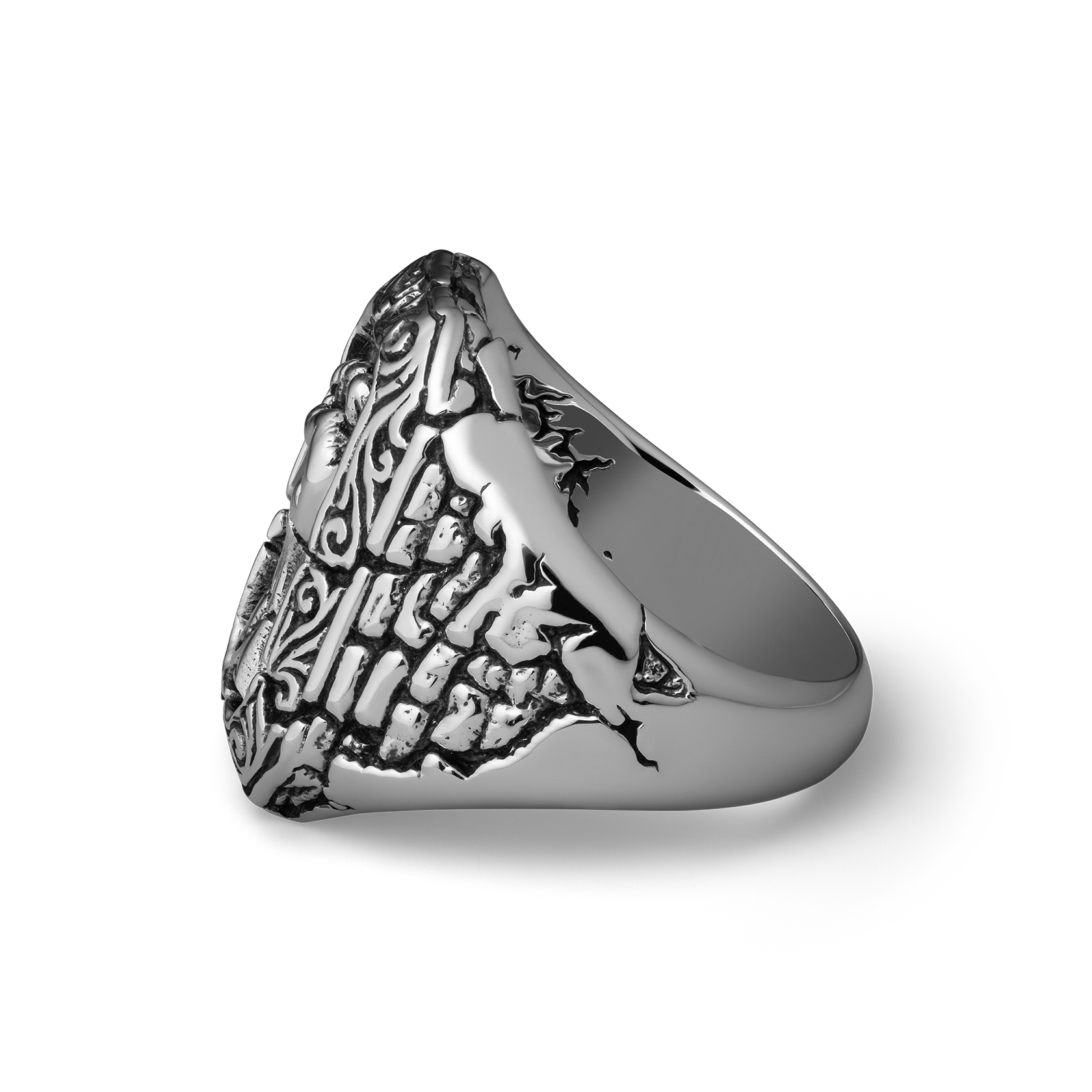Fracture Handcrafted Sterling silver Ring 