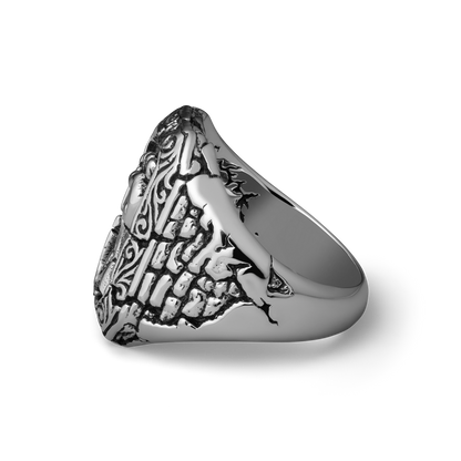 Fracture Handcrafted Sterling silver Ring 